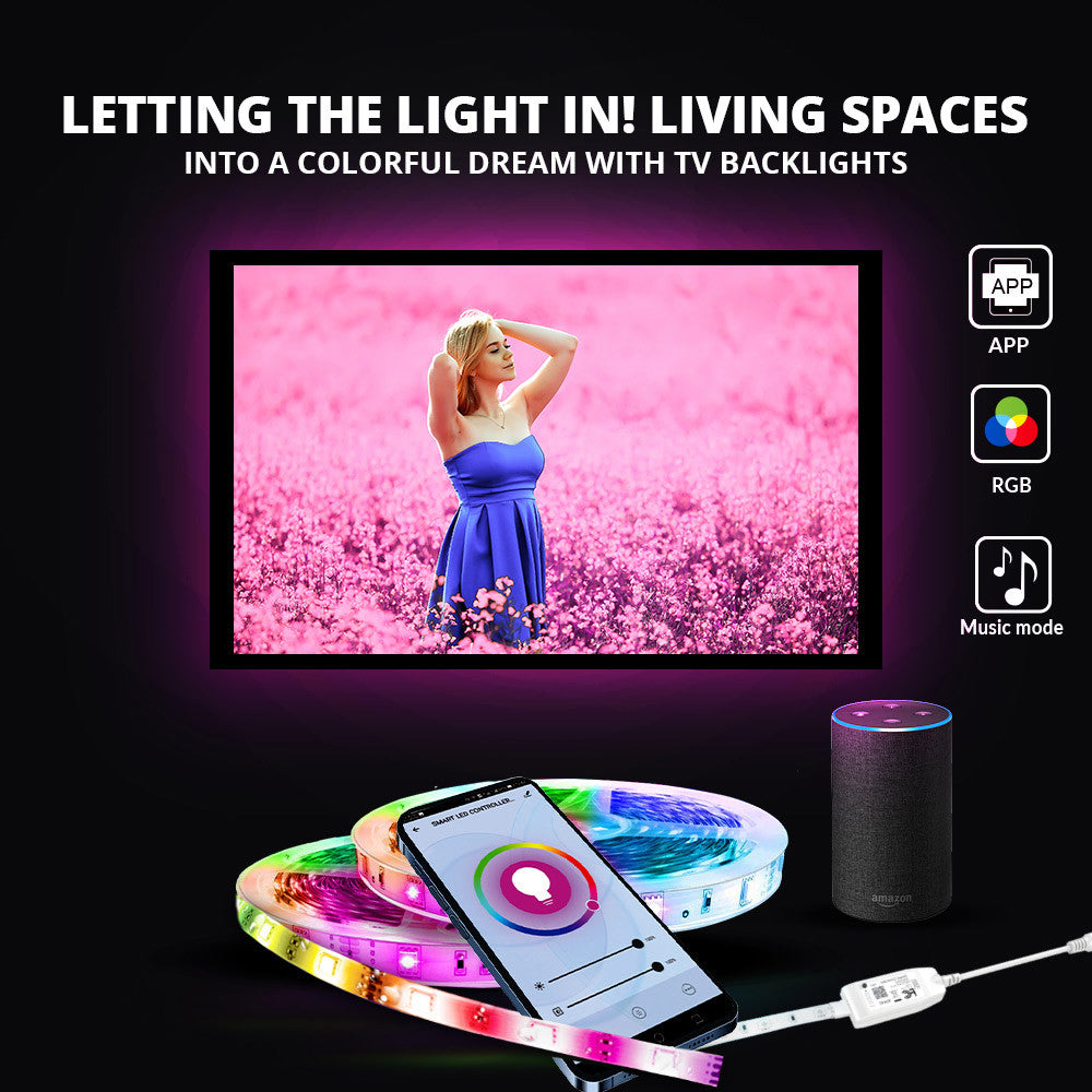 Music sync Rgb Strip for TV Back