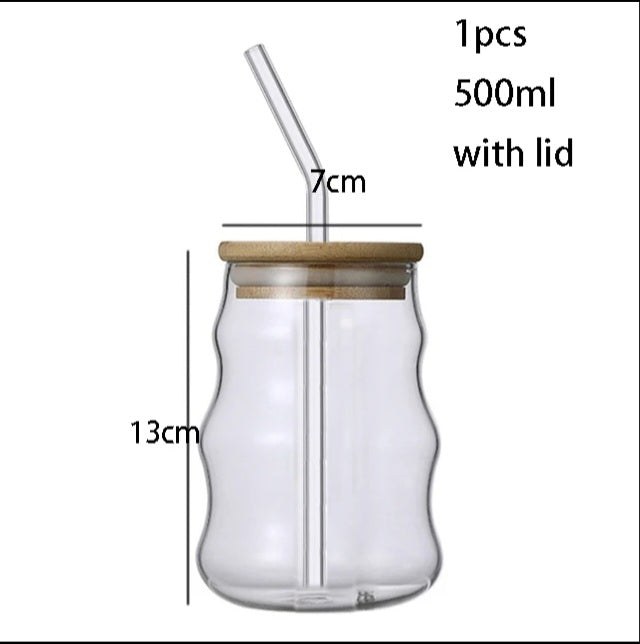 Transparent Drinking Glass Tumbler