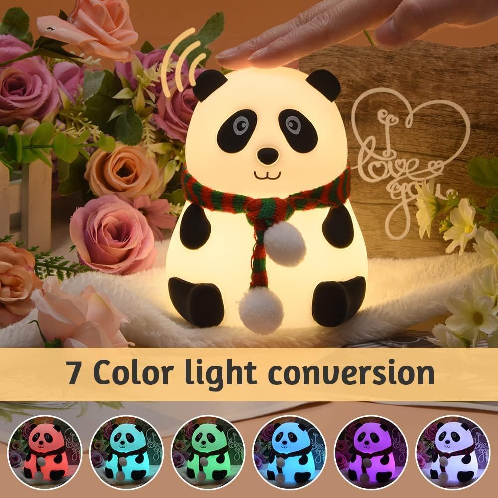 Cute Silicone Panda lamp