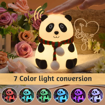 Cute Silicone Panda lamp