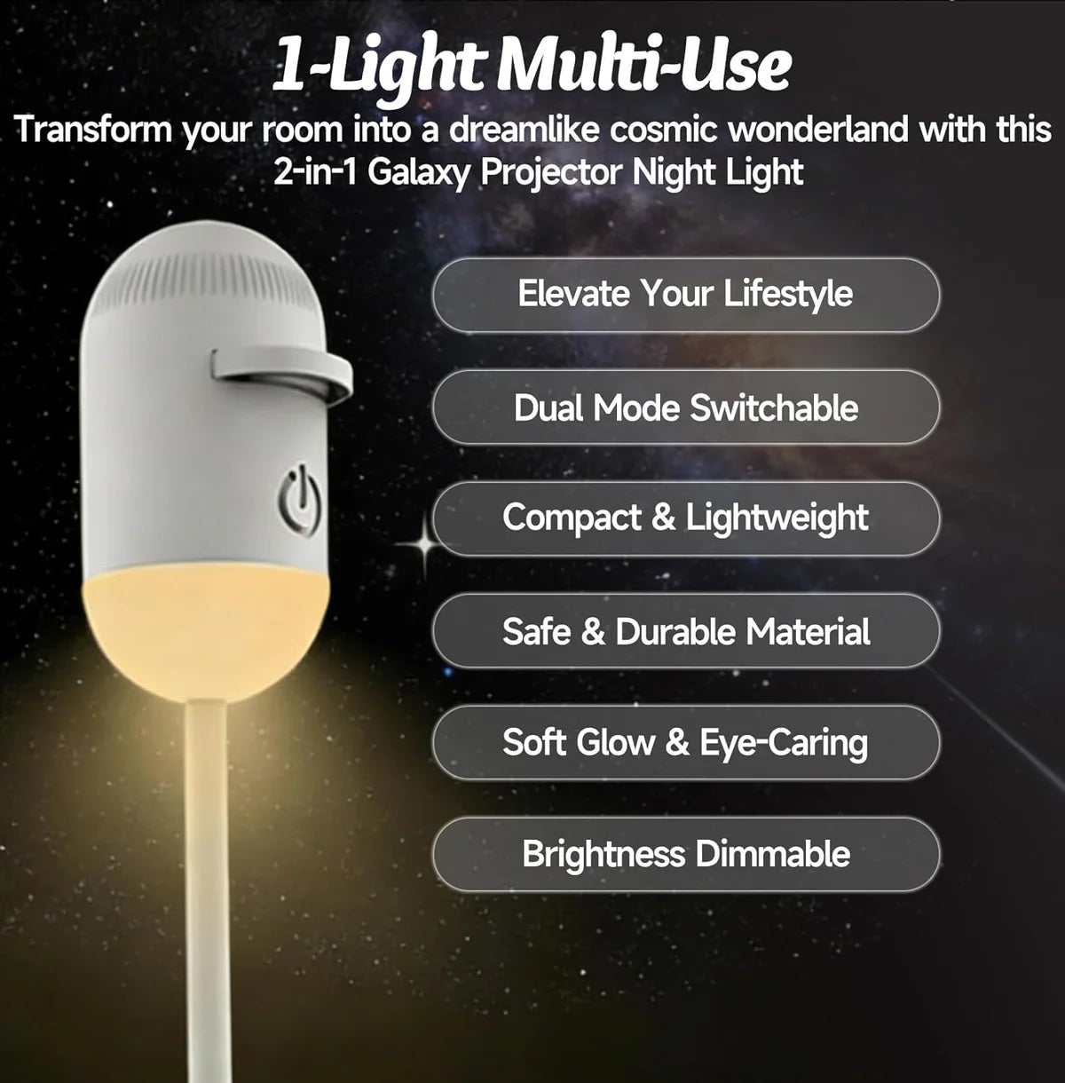360° Galaxy USB Projector