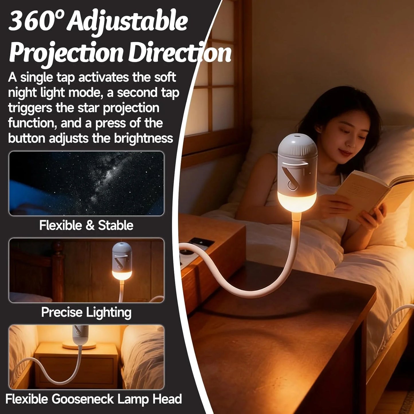 360° Galaxy USB Projector