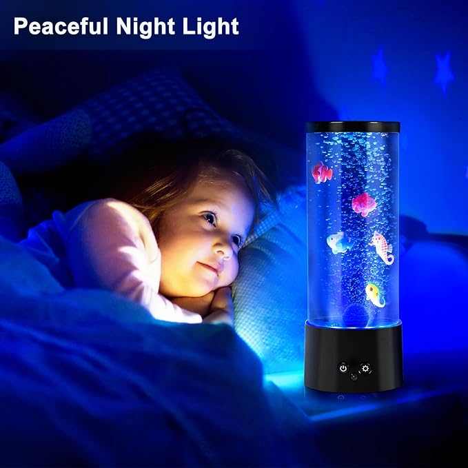 Mini Aqurium Fish Lamp