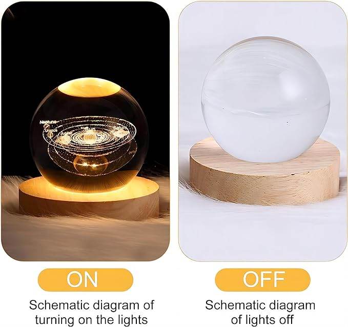 3D Crystal Ball Lamp