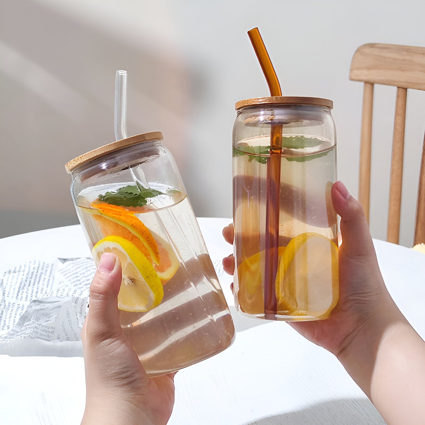 Transparent Drinking Glass Tumbler