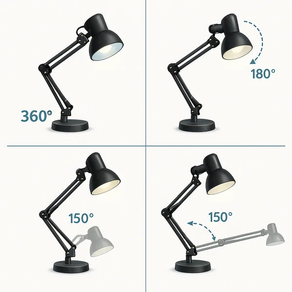 Adjustable Metal Desk Lamp