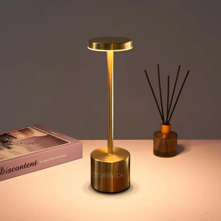 Long Neck Modren Metal Touch Lamp