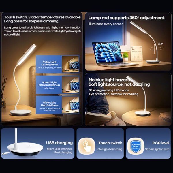 Flexible Eye-caring Led Desk Lamp