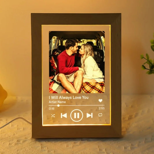 Custom Music Picture Frame Night Light