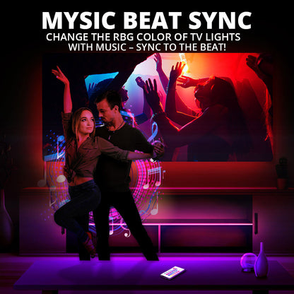 Music sync Rgb Strip for TV Back